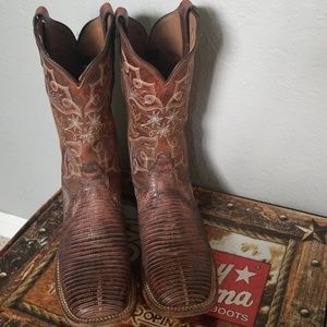 Tony Lama Womens Lizard Boots